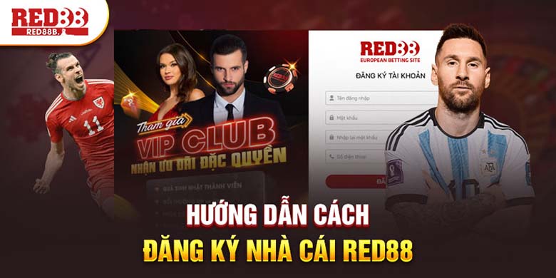 Hướng dẫn đăng ký tài khoản Red88 trên PC